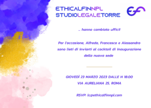 invito inaugurazione uffici